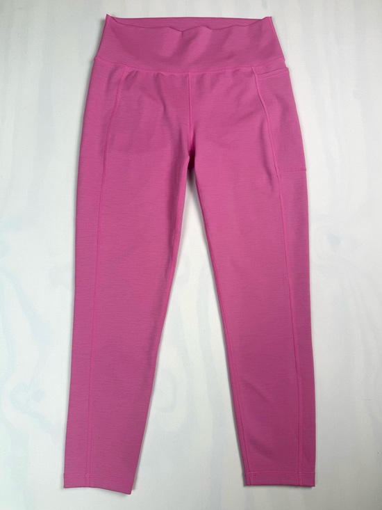 Sweaty Betty Pants - Sweaty Betty Super Sculpt 7/8 Leggings Pink High Rise Pocket Yoga US 12